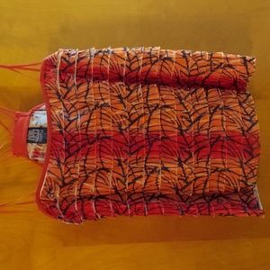 Free People ruffled tank top